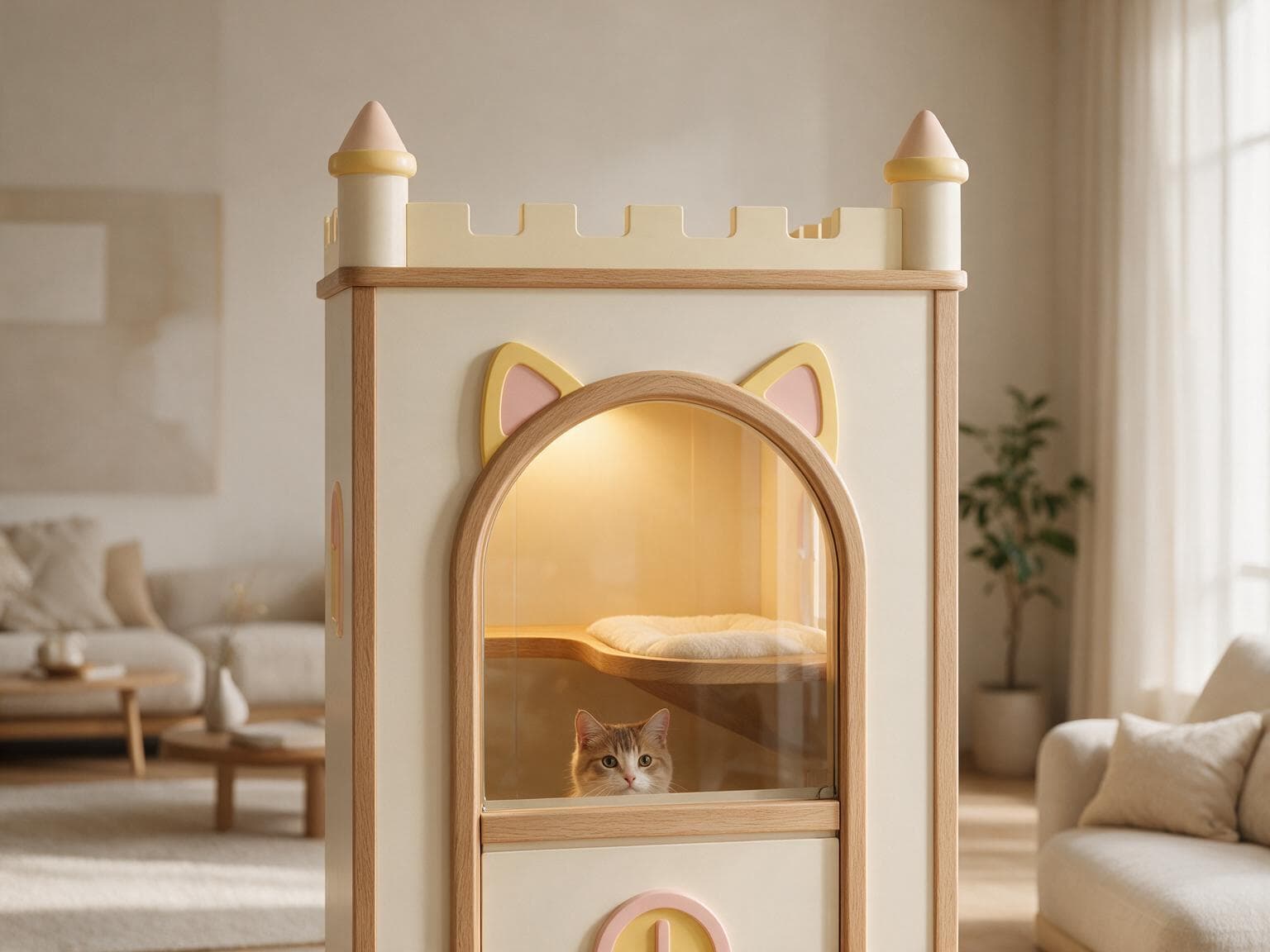 The Space Capsule Cat Castle