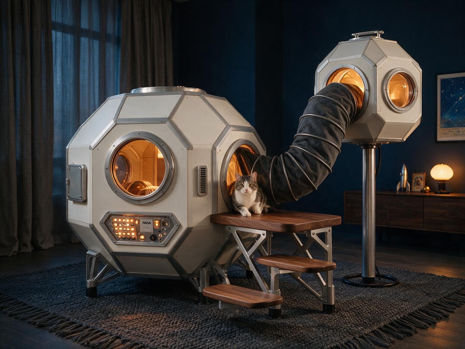 The Space Station Cat Castle